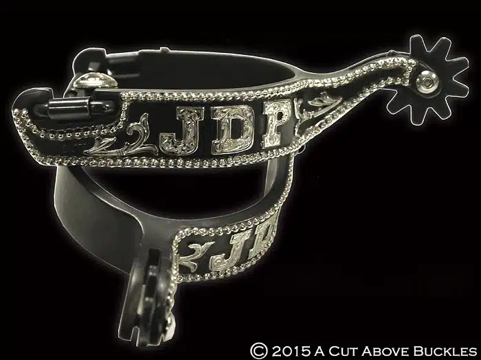 #50071 Custom Personalized Hand-Engraved Spurs